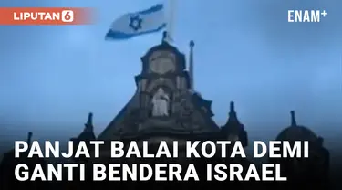 Buang Bendera Israel, Demonstran Kibarkan Kepunyaan Palestina di Balai Kota Sheffield Inggris