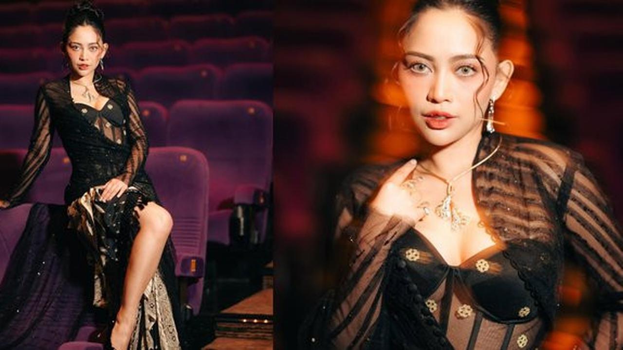 Rachel Venya Tampil Menawan Kenakan Kebaya Hitam Transparan saat Gala Premiere Film 'Hutang Nyawa