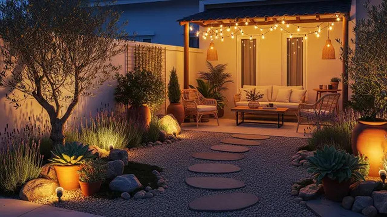 8 Model Taman Depan Rumah dengan Lampu Sorot Estetik dan Anti Ular, Ini Tips Penataannya