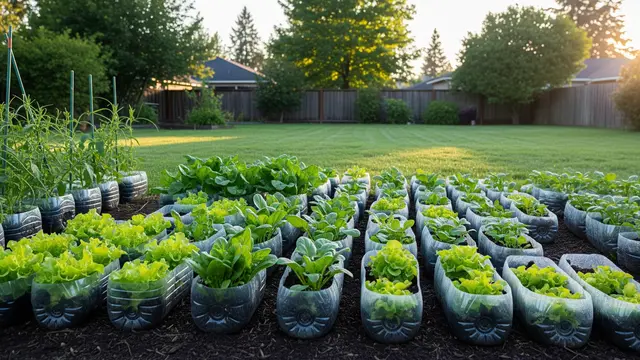 Cara Membuat Kebun Pangan Keluarga dari Galon Bekas/AI Generated
