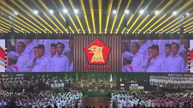 Presiden Ke-7 RI Joko Widodo atau Jokowi dan Wapres Gibran Rakabuming Raka