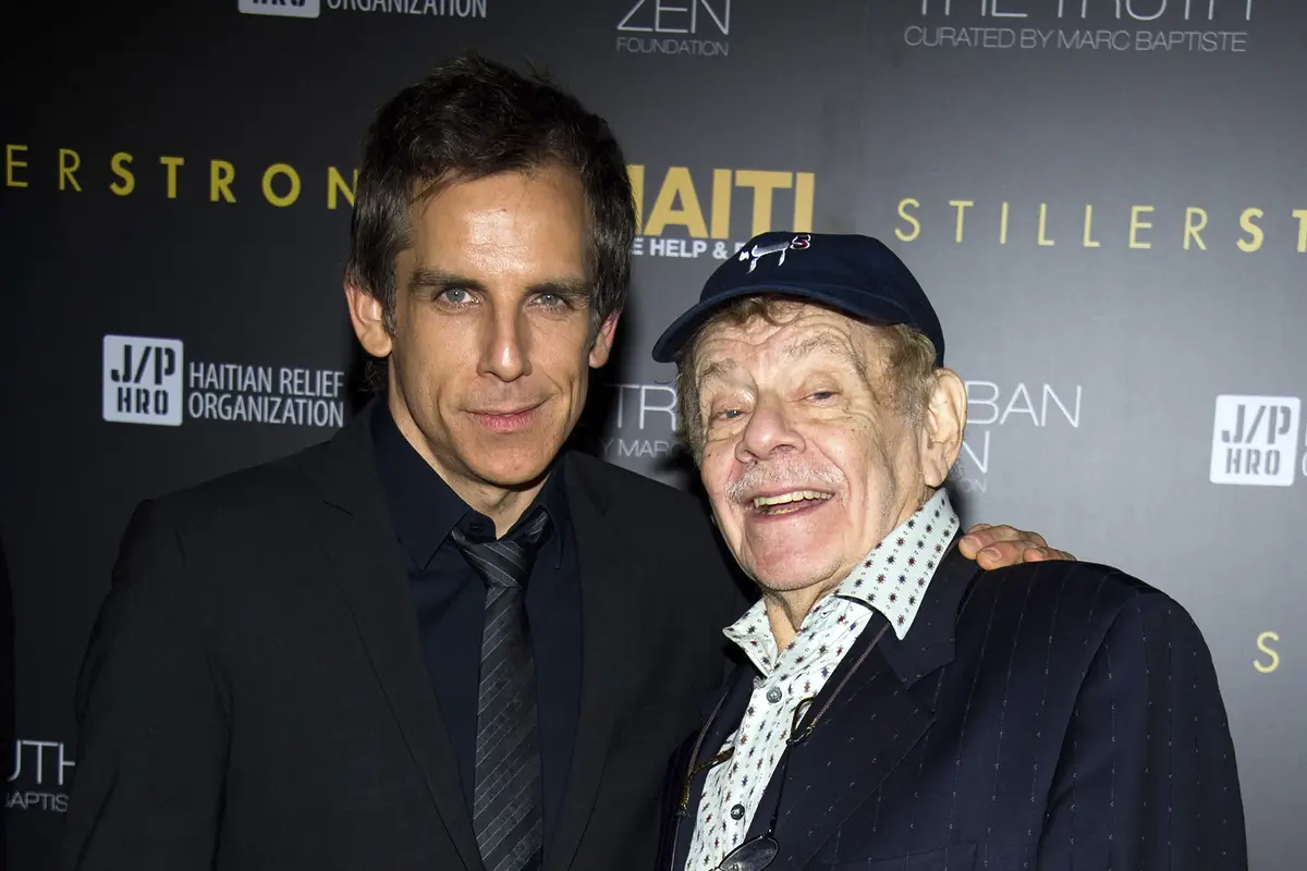 Ben Stiller dan Jerry Stiller. (AP Photo/Charles Sykes, File)