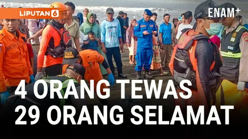VIDEO: 29 Orang Selamat dari Tenggelamnya Feri di Dekat Bali