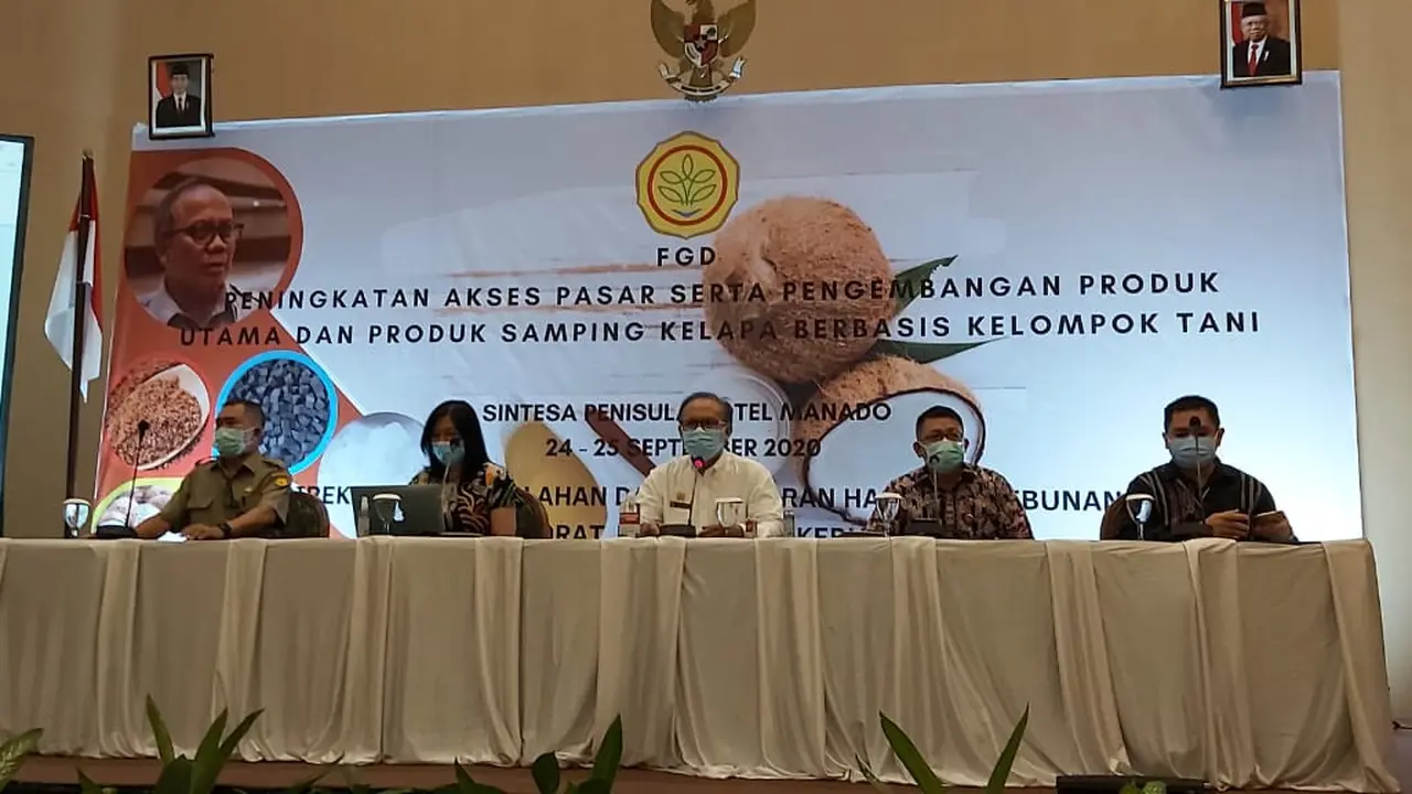 FGD Peningkatan Akses Pasar Serta Pengembangan Produk Utama dan Produk Samping Kelapa Berbasis Kelompok Tani