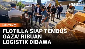 Lawan Blokade Israel! Aktivis Flotilla Angkut Ribuan Bantuan Bagi Warga Gaza