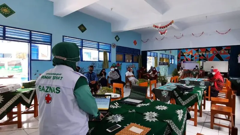 BAZNAS Gelar Sosialisasi dan Deklarasi Kawasan Tanpa Rokok di Sekolah.