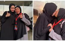 6 Potret Rara LIDA Antar Ibu Berangkat Haji, Perpisahan di Bandara Penuh Haru