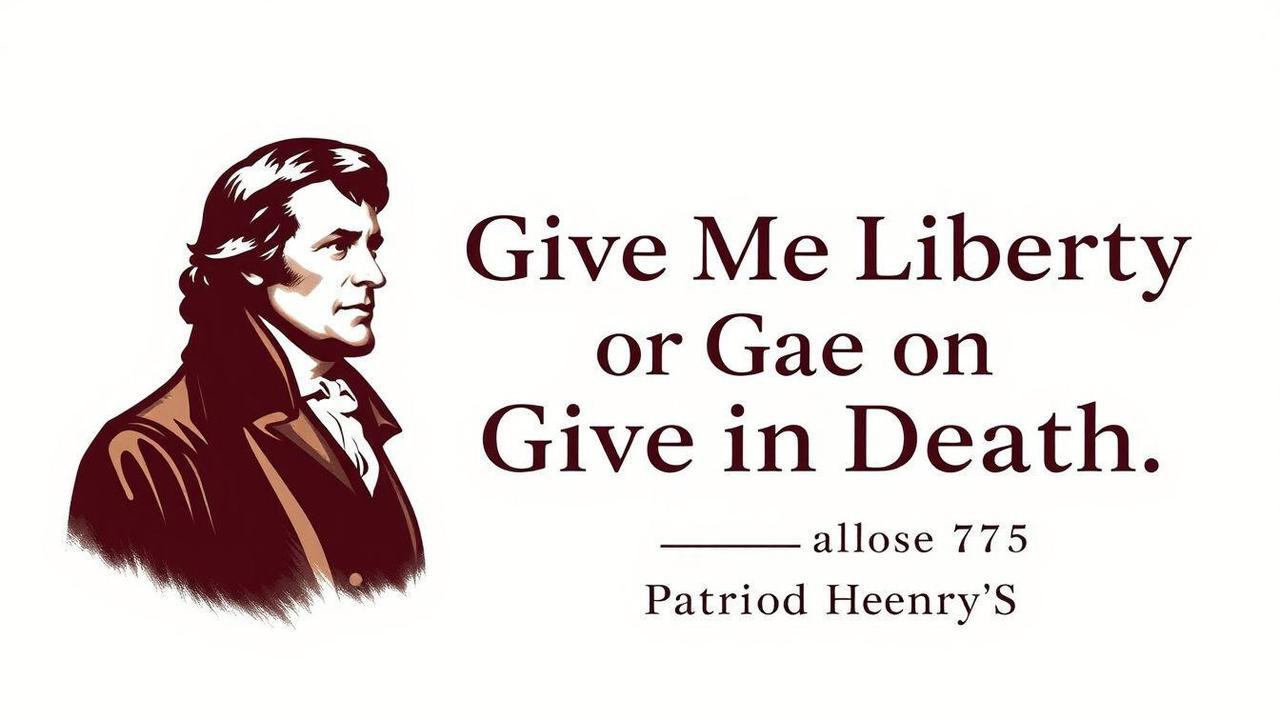 Give Me Liberty or Give Me Death Quotes