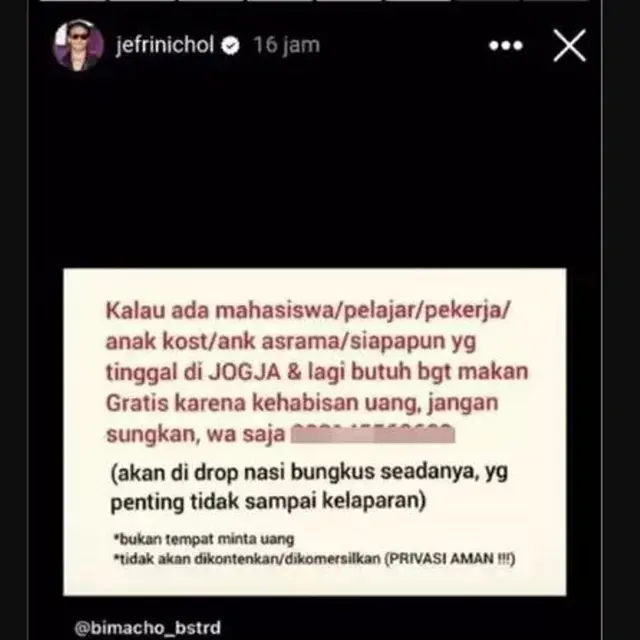Cerita Penuda Bikin Program Darurat Jogja untuk Selamatkam Anak Kos dari Kelaparan