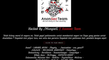 Hacker deface laman web SIPP Kemkes di