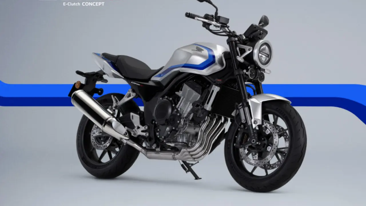 Bawa Teknologi Canggih, Honda Pamer CB400 Super Four E-Clutch di Tokyo (paultan)