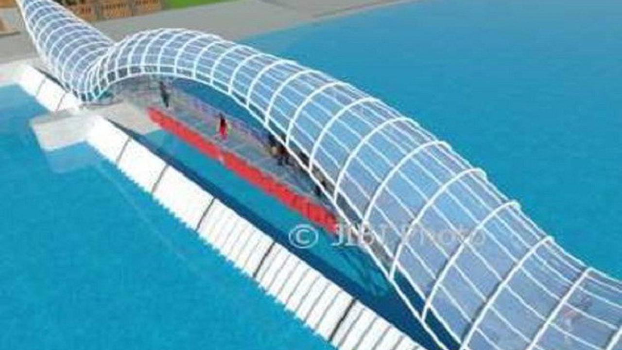 Desain Jembatan Kaca Solo