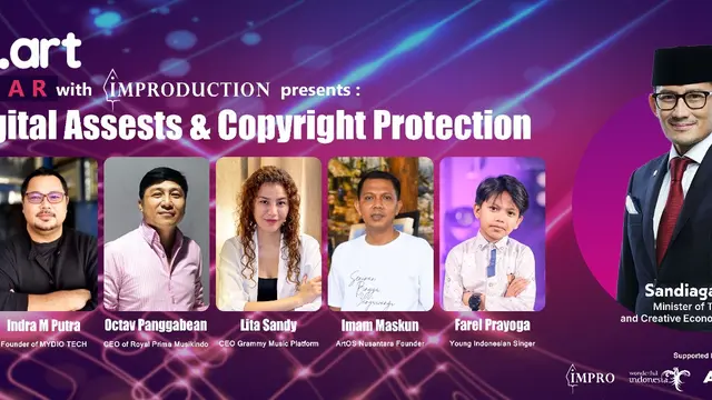 ArtOs Nusantara meluncurkan theme song mereka melalui platform Non-Fungible Token (NFT).