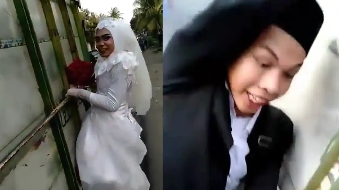pengantin gelantungan