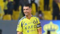Gol lewat penalti pada menit ke-42 tersebut membalikkan keadaan dan memastikan kemenangan Al Nassr atas Al Okhdood, yang sebelumnya unggul lebih dulu. (AFP/Fayez Nureldine)