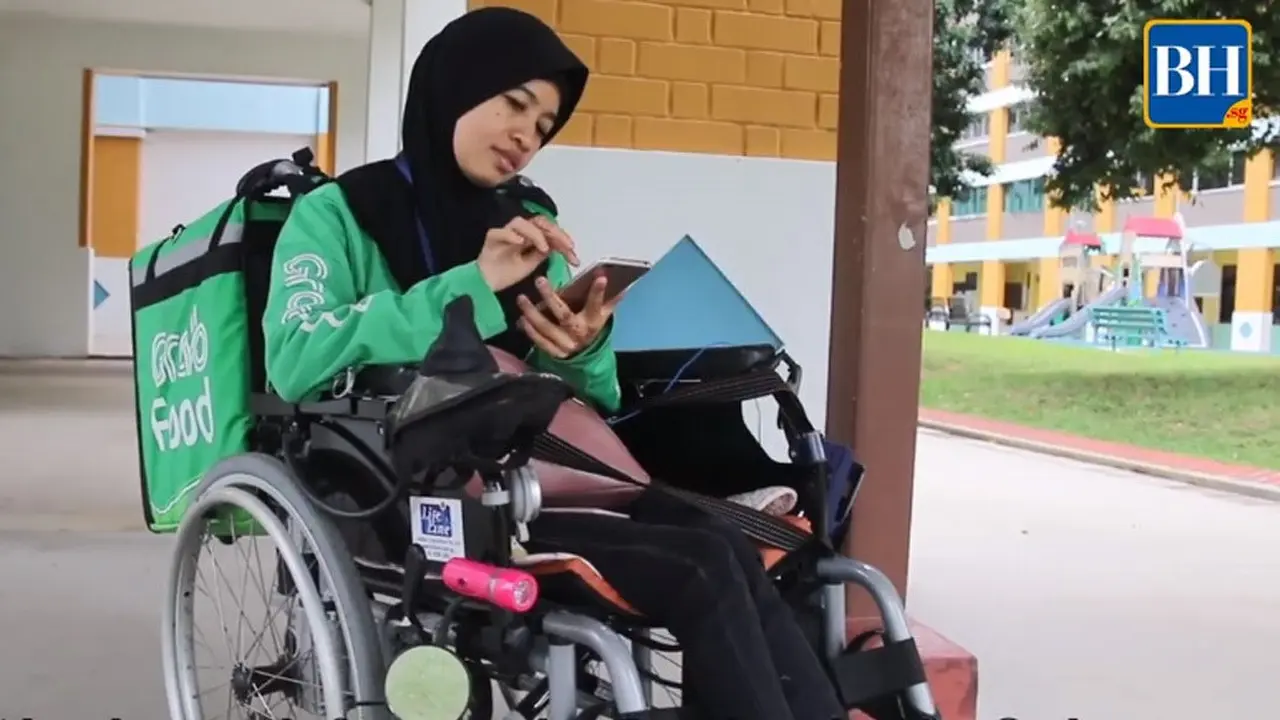 Sumaiyah, driver ojol difabel.