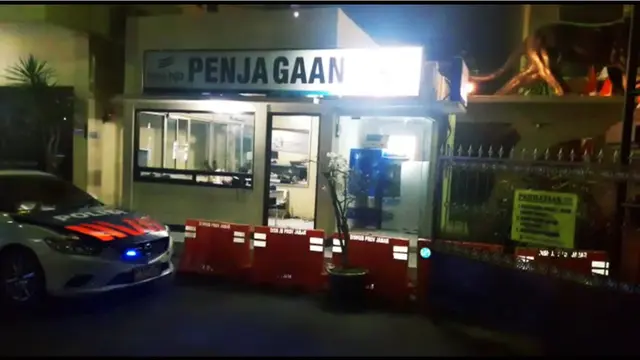 Lokasi ditemukannya benda diduga peledak di Mapolresta Cirebon