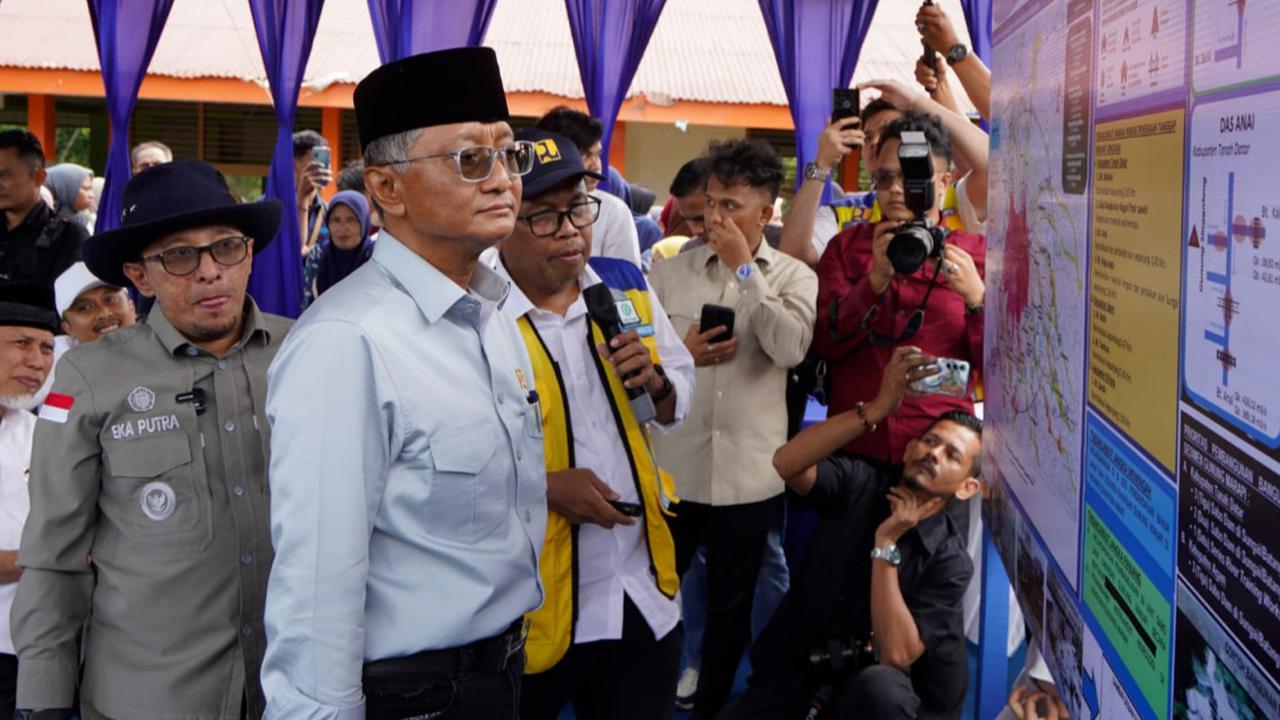 Kurangi Risiko Banjir Lahar DAS Anai, Kementerian PU Segera Bangun 9 Sabo Dam Gunung Marapi Sumbar