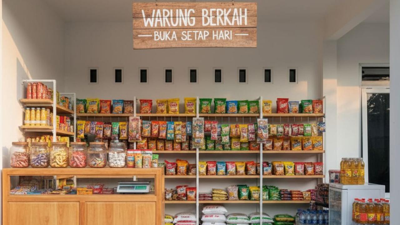 9 Trik Membuat Warung Sembako Mini di Teras Rumah agar Terlihat Luas, Menarik Pengunjung