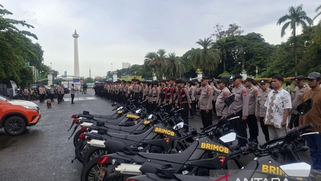 1.436 Personel Gabungan Dikerahkan untuk Pengamanan Unjuk Rasa Monas