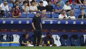 Pelatih Inggris Thomas Tuchel dalam pertandingan kualifikasi Piala Dunia 2026 grup K&nbsp;melawan Andorra di RCDE Stadium, Sabtu, 7 Juni 2025. (AP Photo/Joan Monfort)