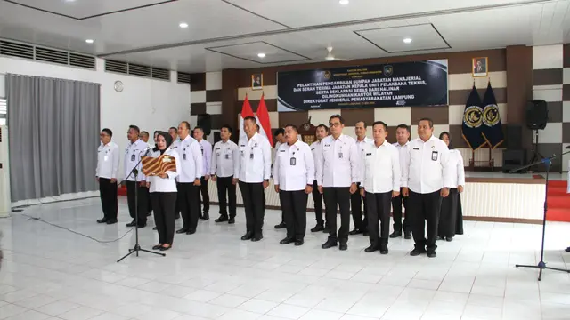 Kegiatan deklarasi berlangsung di Aula Lapas Kelas I Bandar Lampung, Rabu (21/5/2025).