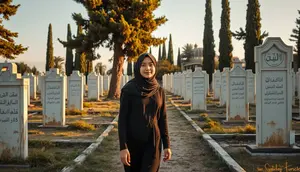 mimpi melewati kuburan menurut islam ©Ilustrasi dibuat AI