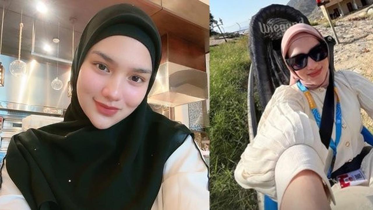 Foto Davina Karamoy Mengenakan Hijab Saat Menjalani Umrah, Mendapatkan Pujian Karena Terlihat Semakin Cantik Meskipun Tanpa Riasan