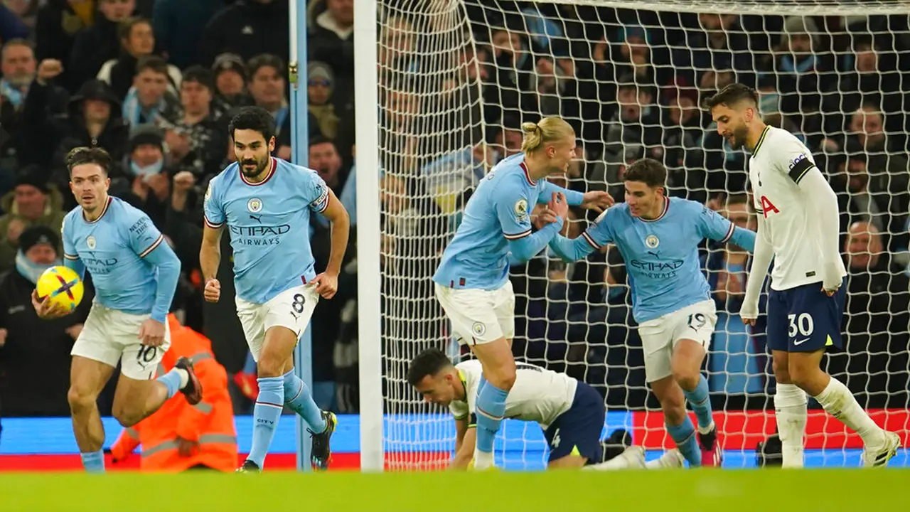 Hasil Liga Inggris: Manchester City Kalahkan Tottenham Hotspur Lewat Comeback Gemilang
