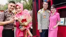 Pedangdut kondang Uut Permatasari dipersunting oleh seorang perwira polisi pada 2015 lalu. Yang kini telah menjabat sebagai Kapolres Gowa, AKBP Tri Goffarudin Pulungan. Sedangkan Yeni Inka baru saja menikah dengan Khrisna Shakti, seorang polisi berpangkat Briptu. (Liputan6.com/IG/@khrisnashakti/@uutpermatasari)