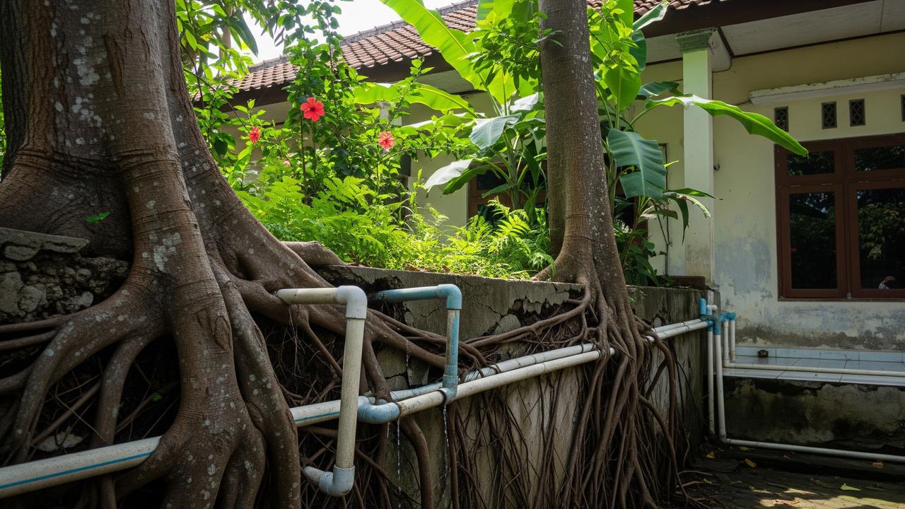 3 Cara Mencegah Akar Pohon Merusak Pipa Rumah Sebelum Terlambat