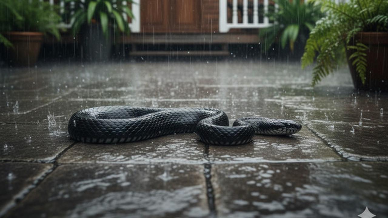 Apa yang Harus Dilakukan Jika Ular Masuk Rumah saat Hujan Deras? Ikuti 8 Tips Berikut Ini