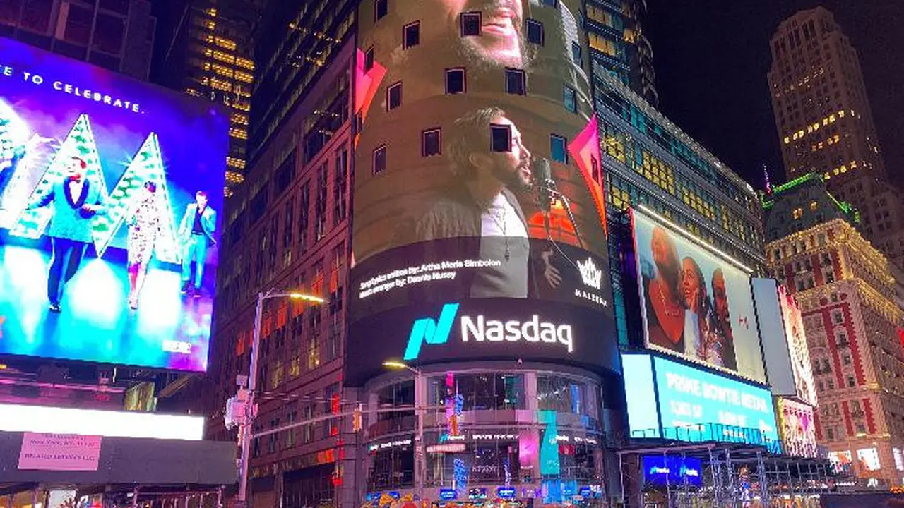 Videoklip musik Maruli Tampubolon terpampang di layar raksasa di Times Square (ist)