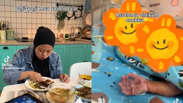 Sebelum Menghibur Penonton StandUp Fest 2023 dengan Kelucuannya, Musdalifah Basri Terlebih Dulu Melihat Anaknya, Devan, di NICU. Di Situ Terlihat, di Balik Kelucuannya, Musdalifah Basri Menyimpan Pilu. (Foto: TikTok @musdalifahbasrii)
