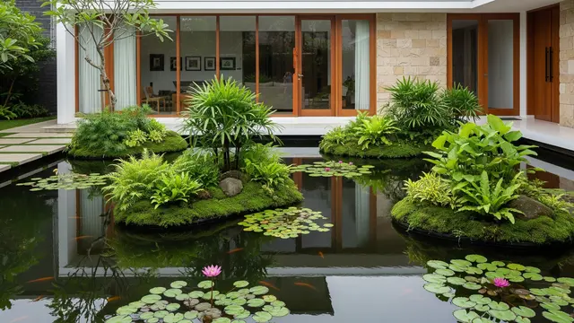 Model Kolam Ikan Depan Rumah Minimalis