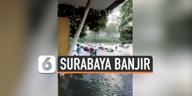 VIDEO: Surabaya Sempat Direndam Banjir, Ini Penyebabnya