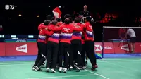 Indonesia Juara Thomas Cup 2020. (Sumber: Instagram/badminton.ina)