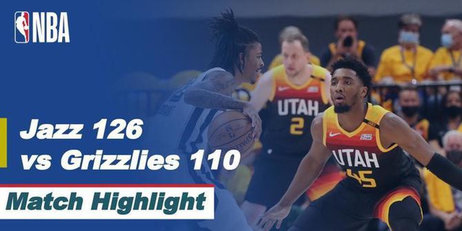 VIDEO: Highlights Kemenangan Utah Jazz atas Memphis Grizzlies 126-110 yang Antarkan ke Semifinal Wilayah Barat NBA Playoffs