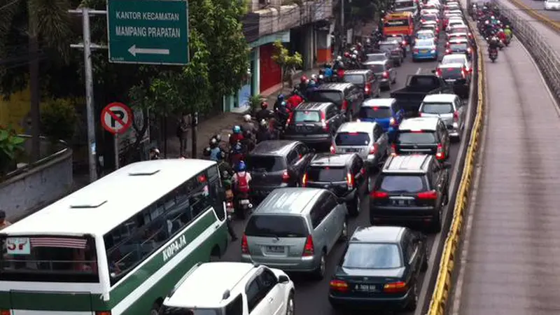 Pagi Ini Lalu Lintas Jakarta Cenderung Padat