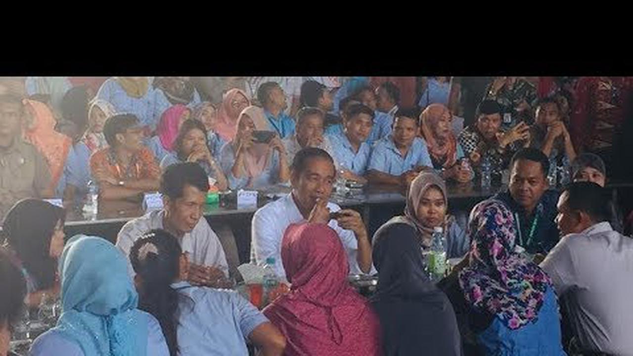 VIDEO: Menengok Menu Makan Siang Jokowi Bersama Buruh