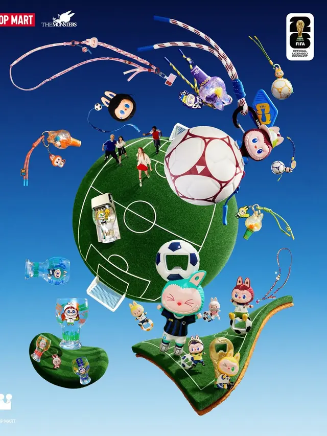 Labubu Ikut Selebrasi Piala Dunia 2026, Hadirkan Koleksi The Monster Seharga Rp200ribuan