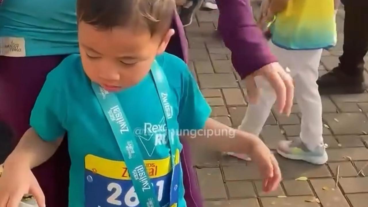 Potret Rayyanza Penuh Semangat Ikut Marathon Lagi Setelah di Berlin, Dijuluki Balita Paling Produktif