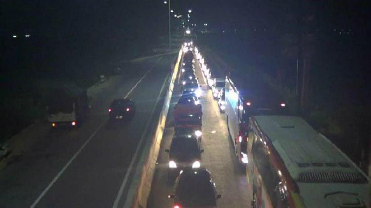 Kendaraan memadati Tol Pejagan - Brebes Timur