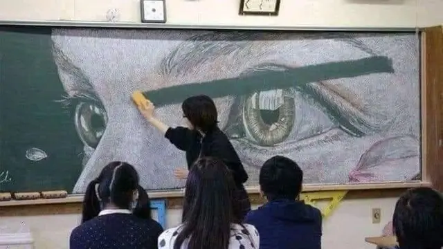 15 Gambar Anak Sekolah di Papan Tulis Pakai Kapur Ini Menakjubkan