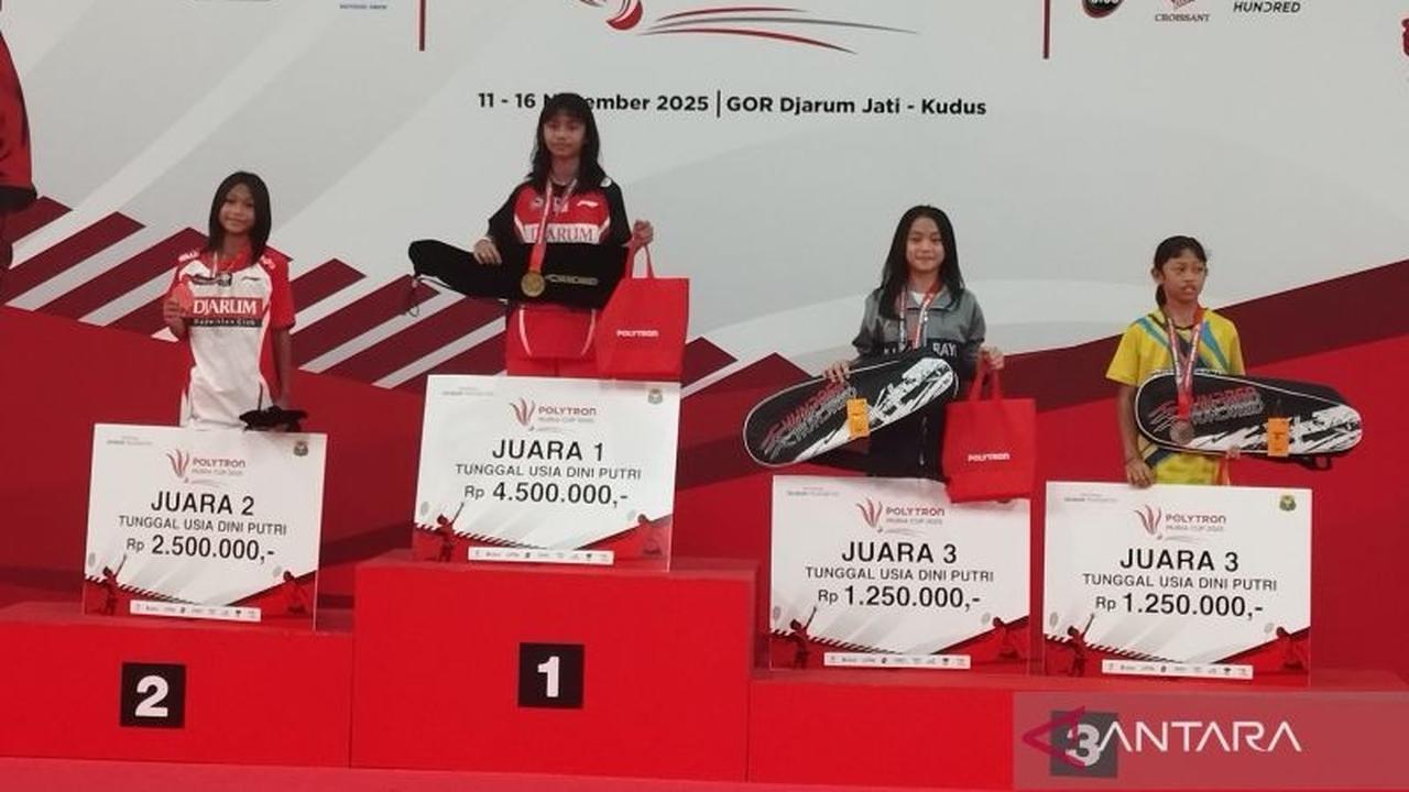 PB Djarum Sabet Gelar Juara Umum di Polytron Muria Cup Sirnas C 2025, Dominasi 16 Nomor Pertandingan