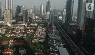 Suasana gedung perkantoran di Kawasan Jakarta, Jumat (3/5/2024). (Liputan6.com/Angga Yuniar)