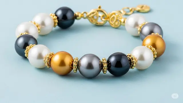 Gelang Mutiara Kombinasi Warna