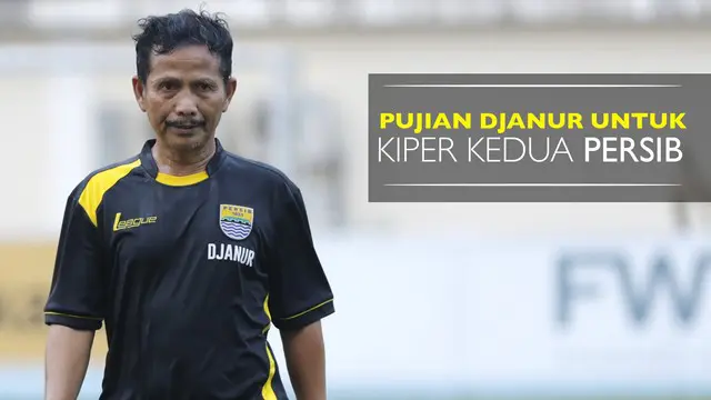 Djadjang Nurdjaman, pelatih Persib Bandung memberikan pujian kepada Deden Natshir, kiper kedua Persib yang bermain apik melawan Persela.