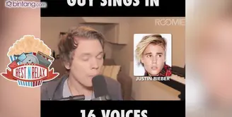 Suara Pria Ini Mirip dengan 16 Penyanyi