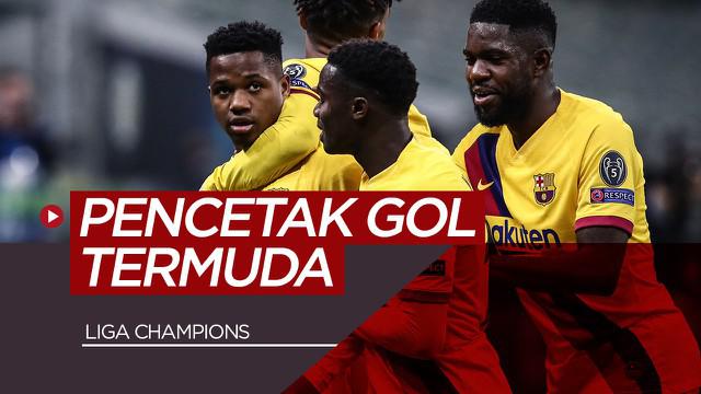 Berita video 5 pencetak gol termuda di Liga Champions.